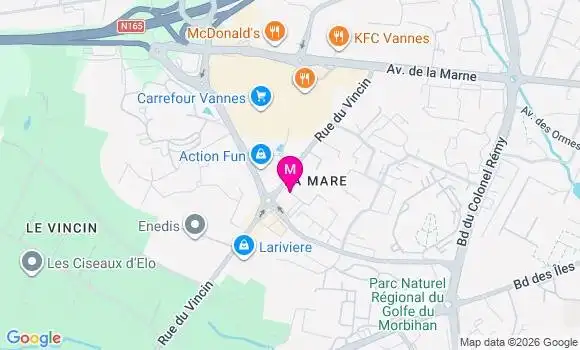 Localisation Mtre Vulcain Marielle