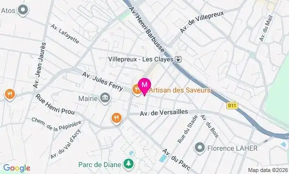 Localisation Mtre Challier Millet Fabienne