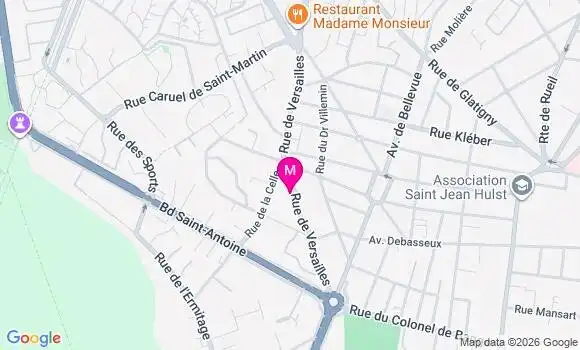 Localisation Mtre Dulud Thierry