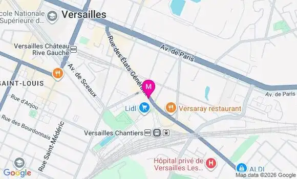 Localisation Mtre Isidore Cyril