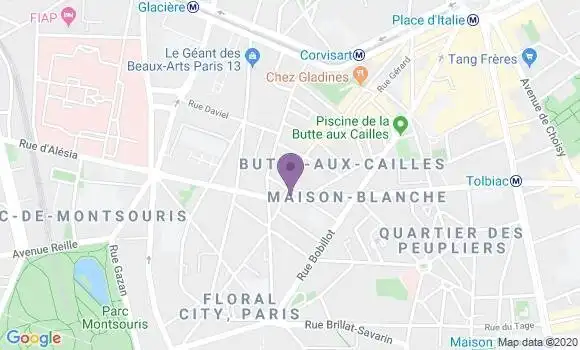 Localisation Mtre Grillon Patrice