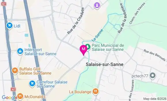 Localisation Mtre Leveque Pierre Lyonel