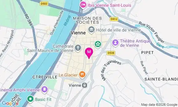 Localisation Mtre Pivet Isabelle