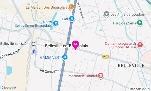 Localisation Mtre Barros Joanna