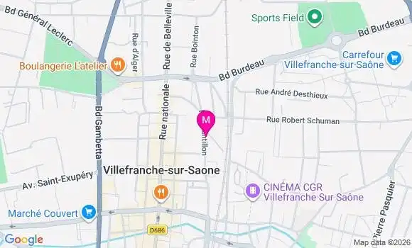Localisation Mtre Castano Laurence