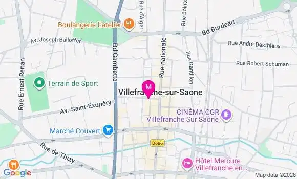 Localisation Mtre Curis Aymeric