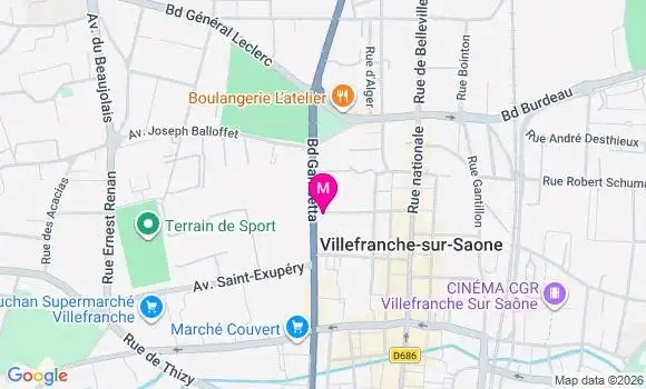 Localisation Mtre Giovani Alexandre