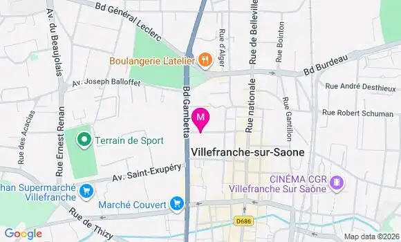 Localisation Mtre Pivetta Valentine