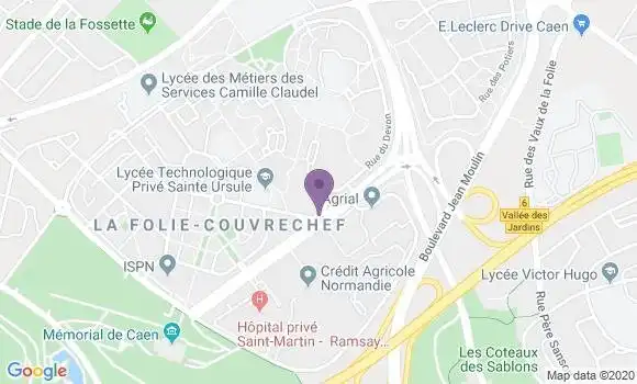Localisation Mtre Veve Eric