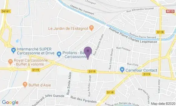 Localisation Mtre Alaux Serge