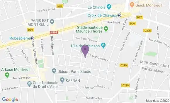 Localisation Mtre Chemin Olivier