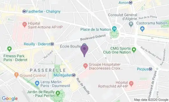Localisation Mtre Guerin Elisabeth