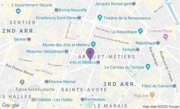 Localisation Mtre Chemin Thierry