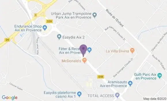 Localisation Mtre Juriens Fernand