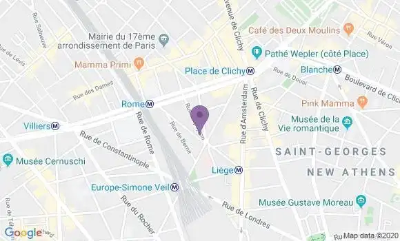 Localisation Mtre Chene Isabelle