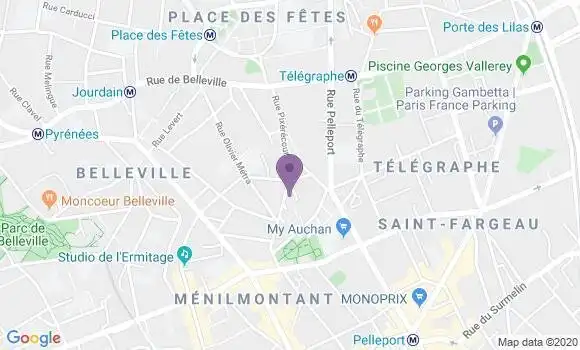 Localisation Mtre Guimelchain Frédérique