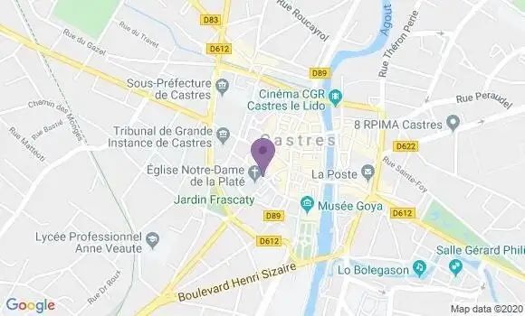 Localisation Mtre Friouret Laurent