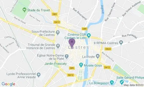 Localisation Mtre Gazan Eliane