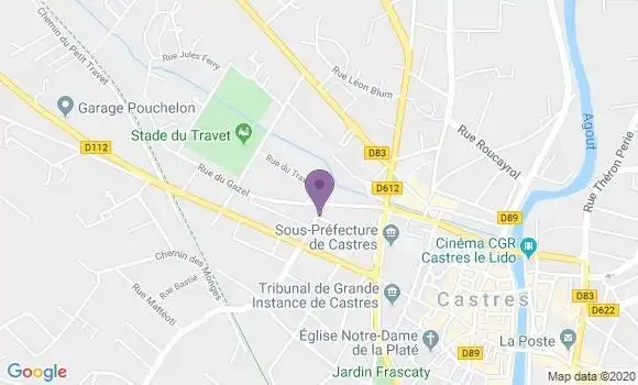 Localisation Mtre Huppe Simon