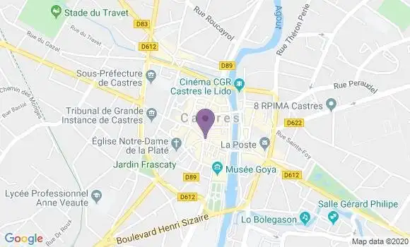 Localisation Mtre Labadie Bruno