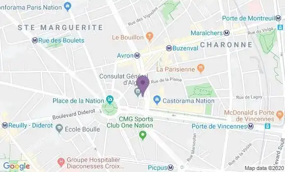 Localisation Mtre Guitard Fabienne
