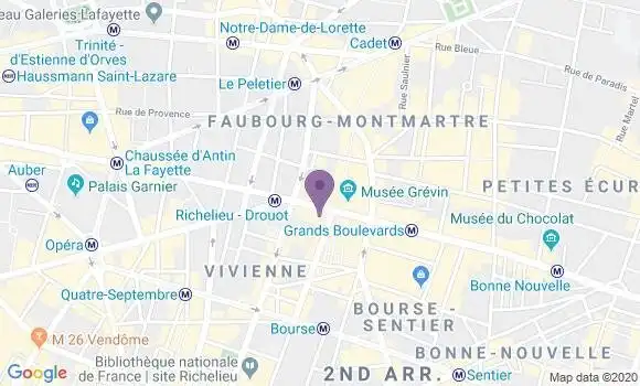 Localisation Mtre Guizard Gabrielle