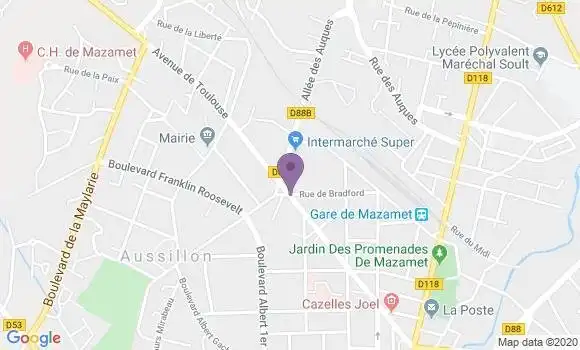 Localisation Mtre Vidal Julie