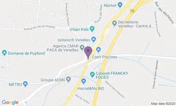 Localisation Mtre La Sade Marie Odile