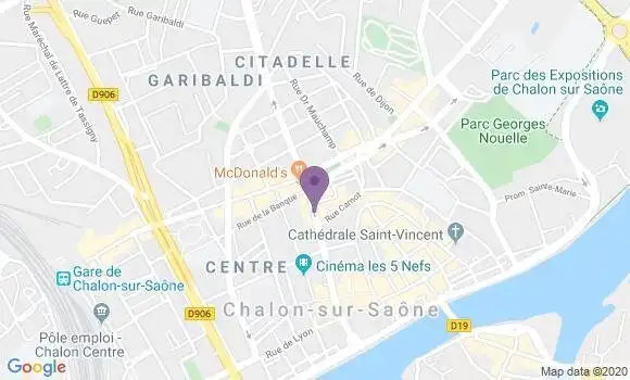 Localisation Mtre Chanon Marie