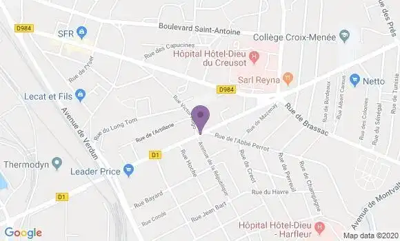Localisation Mtre Grandin Françoise