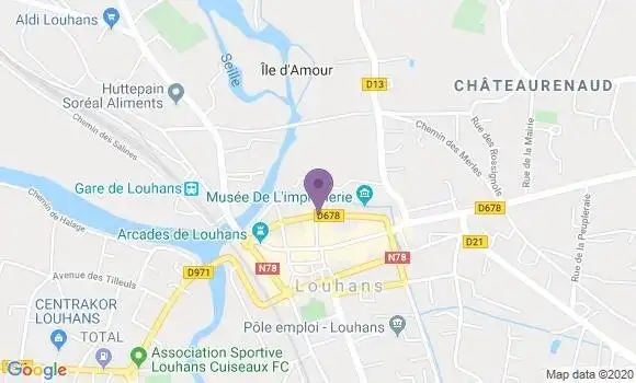 Localisation Mtre Marechal Laurent