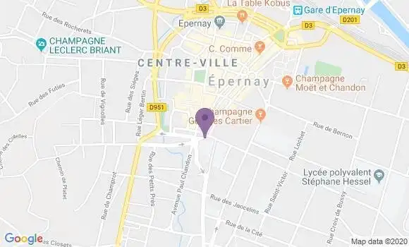 Localisation Mtre Marin Laurence