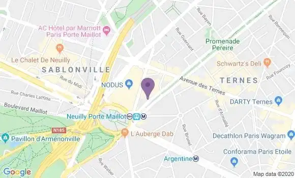 Localisation Mtre Hamilton Robert