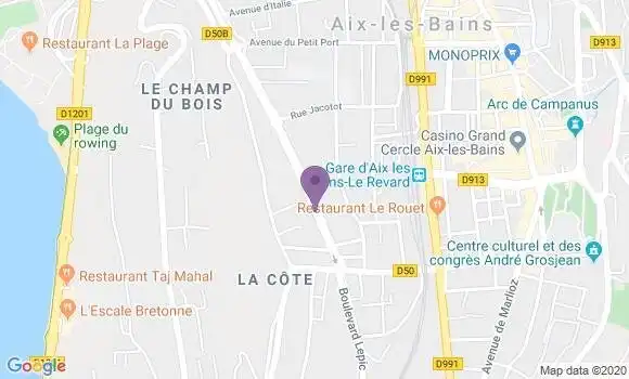 Localisation Mtre Cesar Vitrey Laurence