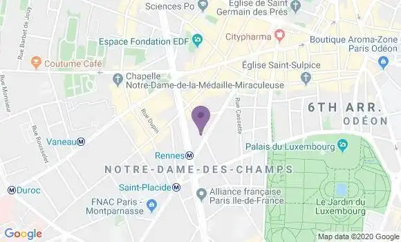 Localisation Mtre Harm Eric
