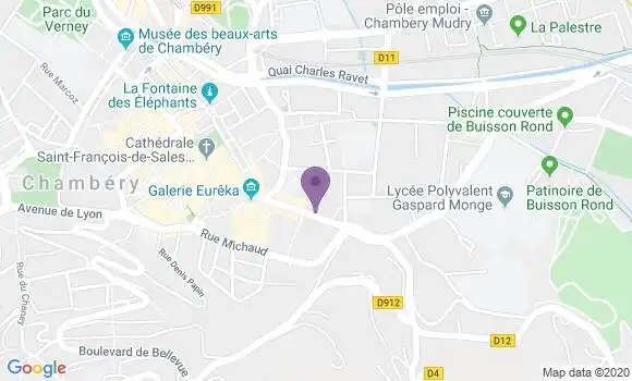 Localisation Mtre Simon François