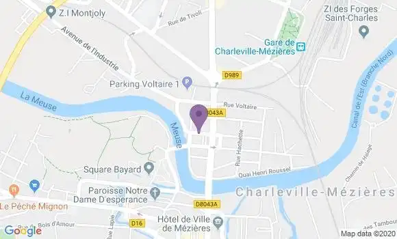 Localisation Mtre Liegeois Catherine