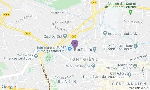Localisation Mtre Blanc Barbier Sabine
