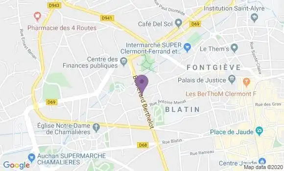 Localisation Mtre Chautard Bertrand