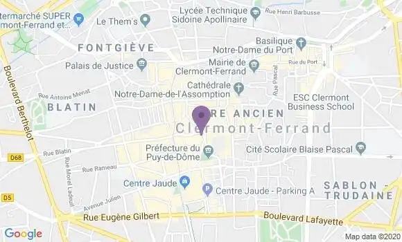 Localisation Mtre Coudert Patrice