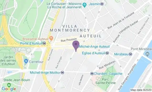 Localisation Mtre Huet Michel