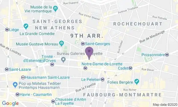 Localisation Mtre Huet Ludovic
