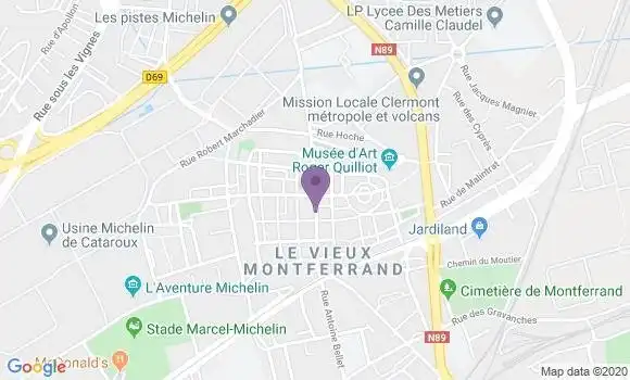 Localisation Mtre Lambert Anne