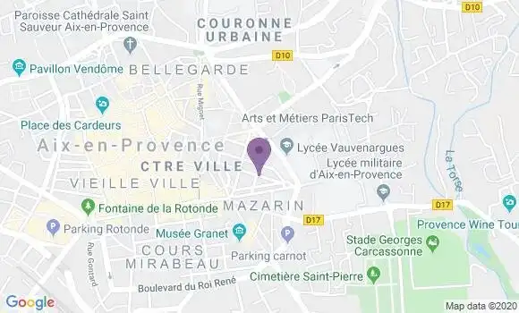 Localisation Mtre Mimran Paul
