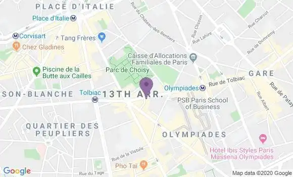 Localisation Mtre Chhu Sophie