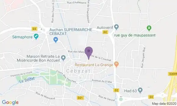 Localisation Mtre Martin Nathalie