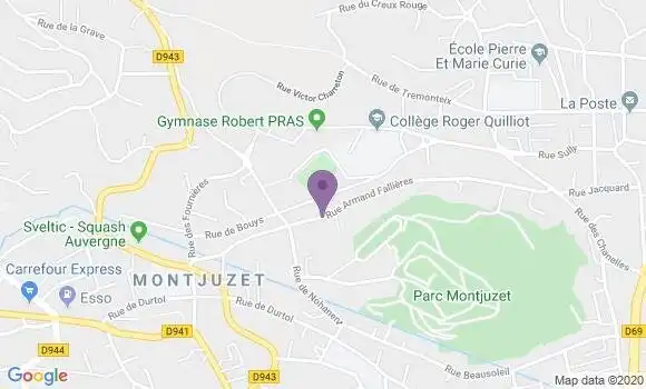 Localisation Mtre Mena Eric