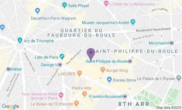 Localisation Mtre Calvo Pardo Isabelle