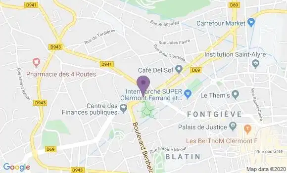 Localisation Mtre Signoret Sonia