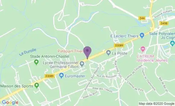 Localisation Mtre Sudre Tholoniat Laurence